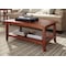 Alaterre Furniture Shaker Cottage 42" Coffee Table, Cherry ASCA1160 - alternate 3